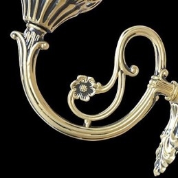 Vegglampe I Bronse, Moiré-Glass, Europeisk, Retro, Klassisk, 220V