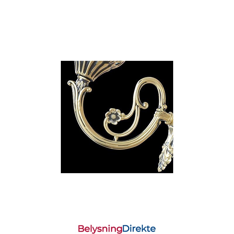 Vegglampe I Bronse, Moiré-Glass, Europeisk, Retro, Klassisk, 220V