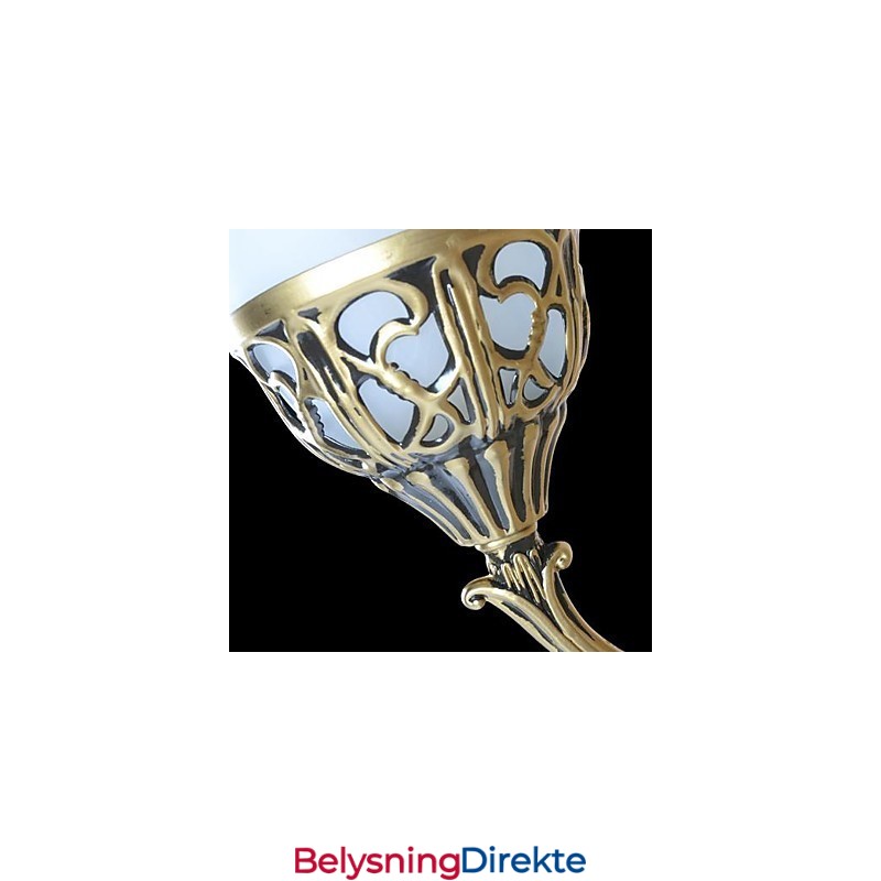 Vegglampe I Bronse, Moiré-Glass, Europeisk, Retro, Klassisk, 220V