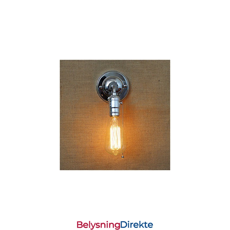 Amerikansk Landlig Landlig Retro Moderne Edison Lyspære Midtgang Mini Stue Vegglampe