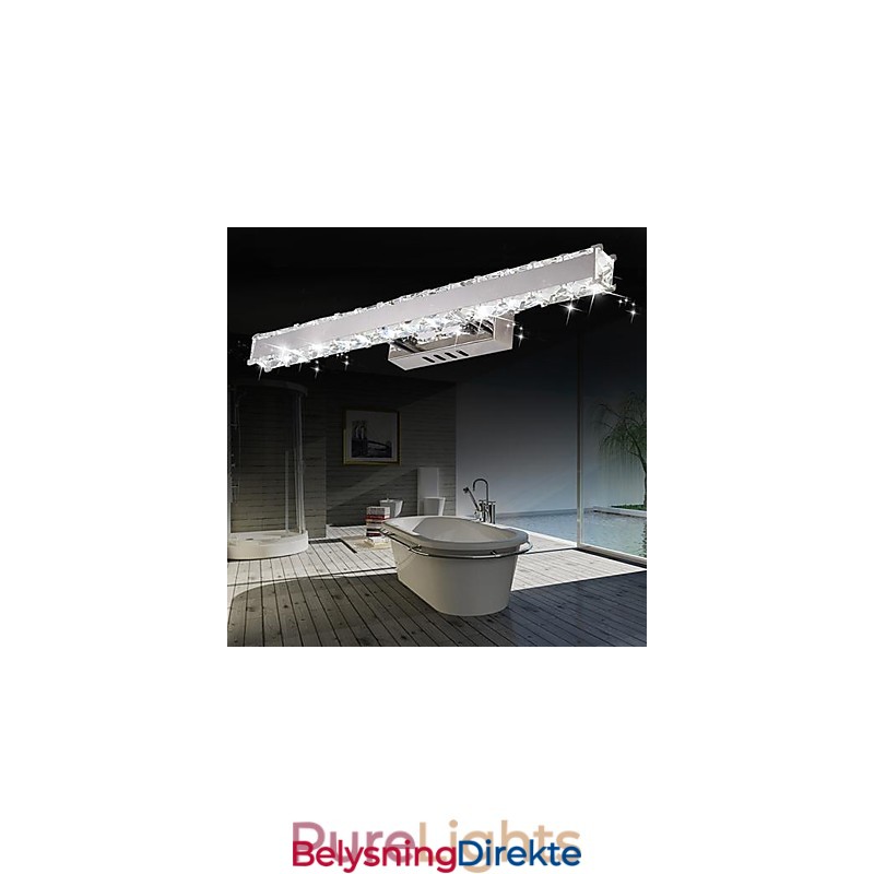 Krystall Baderomsbelysning Moderne Samtids Metall