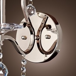 Krystalllys Vegglamper Moderne Samtids Metall