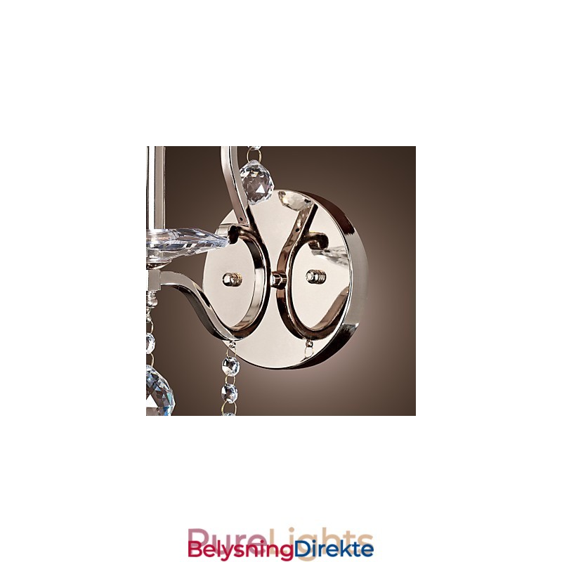 Krystalllys Vegglamper Moderne Samtids Metall