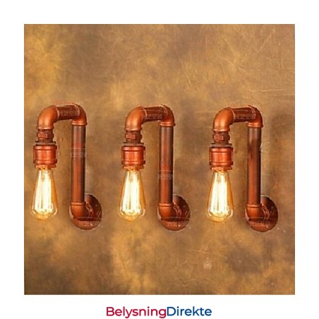 Vegglampetter I Landlig Metall