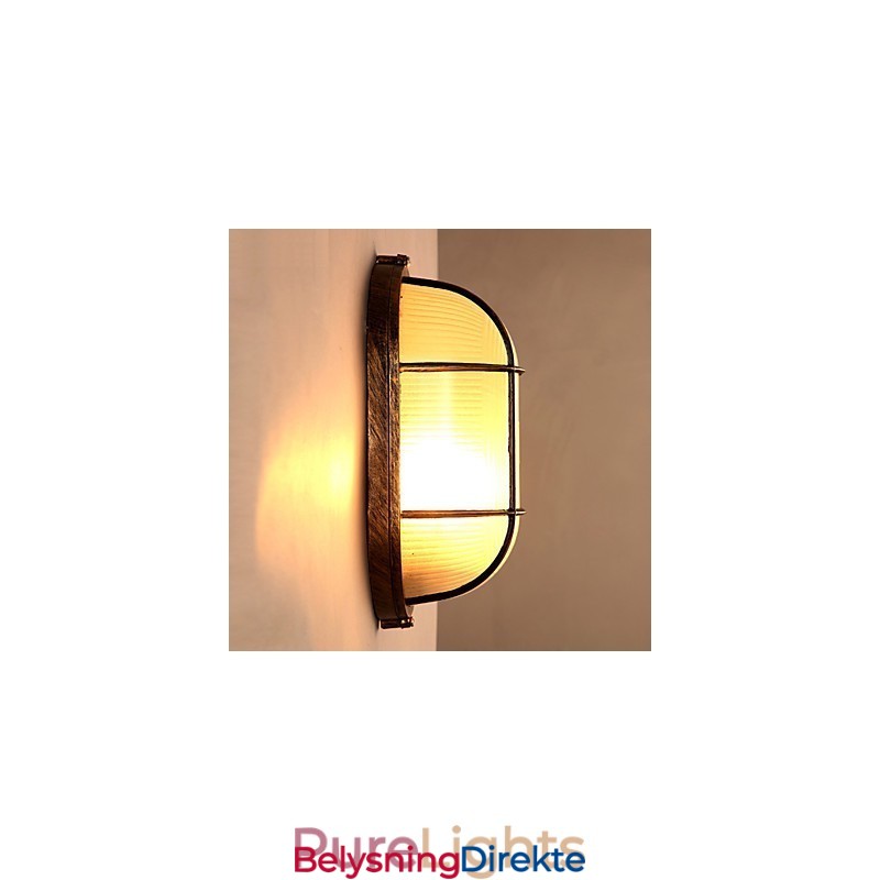 Kreativ Personlighet Gjenoppretter Gamle Måter Glassvegglampelys