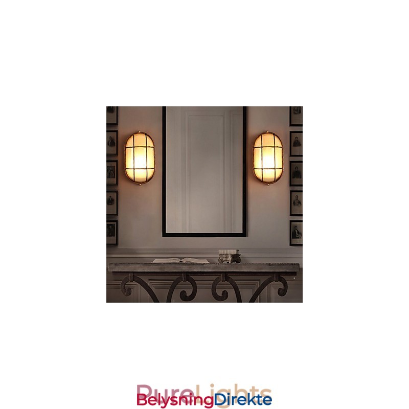 Kreativ Personlighet Gjenoppretter Gamle Måter Glassvegglampelys