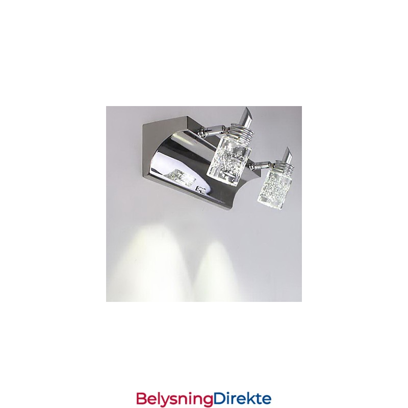 Krystall Baderomsbelysning Moderne Samtids Metall