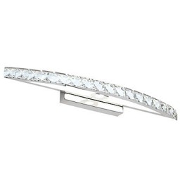 Speillampe I Rustfritt Stål Og Krystall