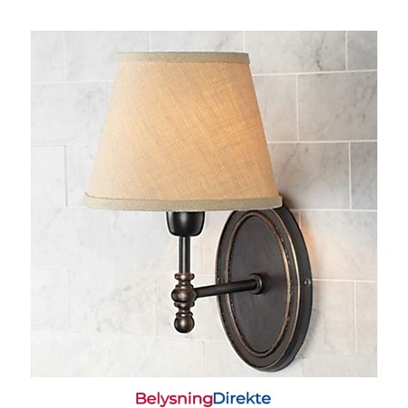 Landlig Nordisk Restaurering Av Gamle Måter Varm Stoffvegglampe