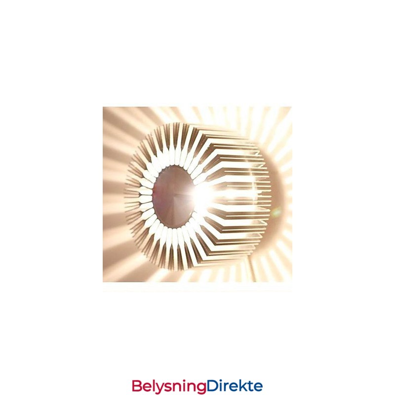 Embed Rund Solsikketype Aluminiumsprojeksjonsvegglampe