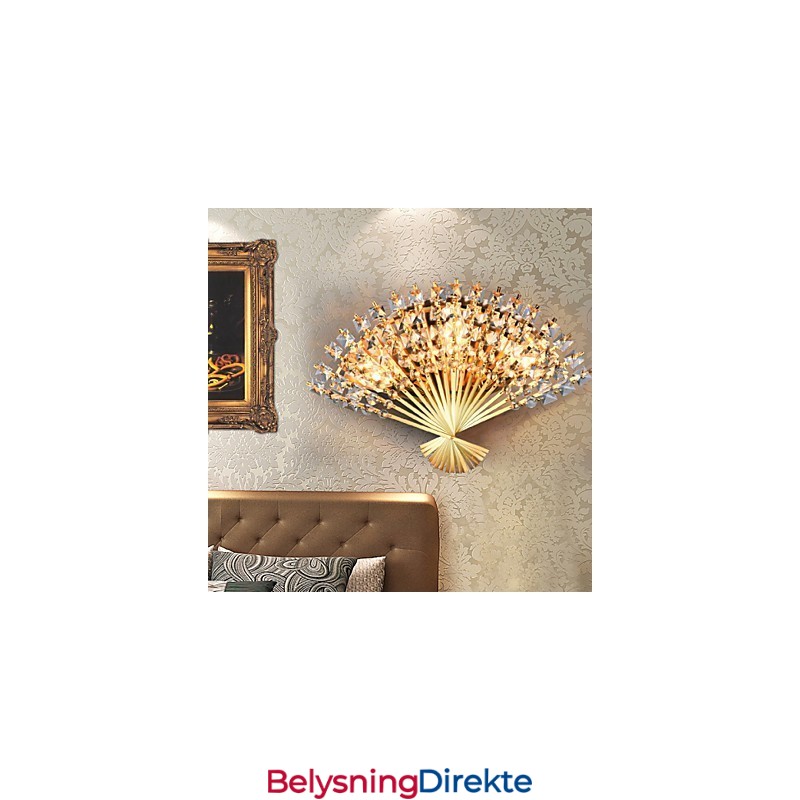 Valentinsdag Viften Veggdekorasjonsgaver Moderne Og Inngått Krystallvegglampe