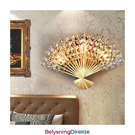 Valentinsdag Viften Veggdekorasjonsgaver Moderne Og Inngått Krystallvegglampe