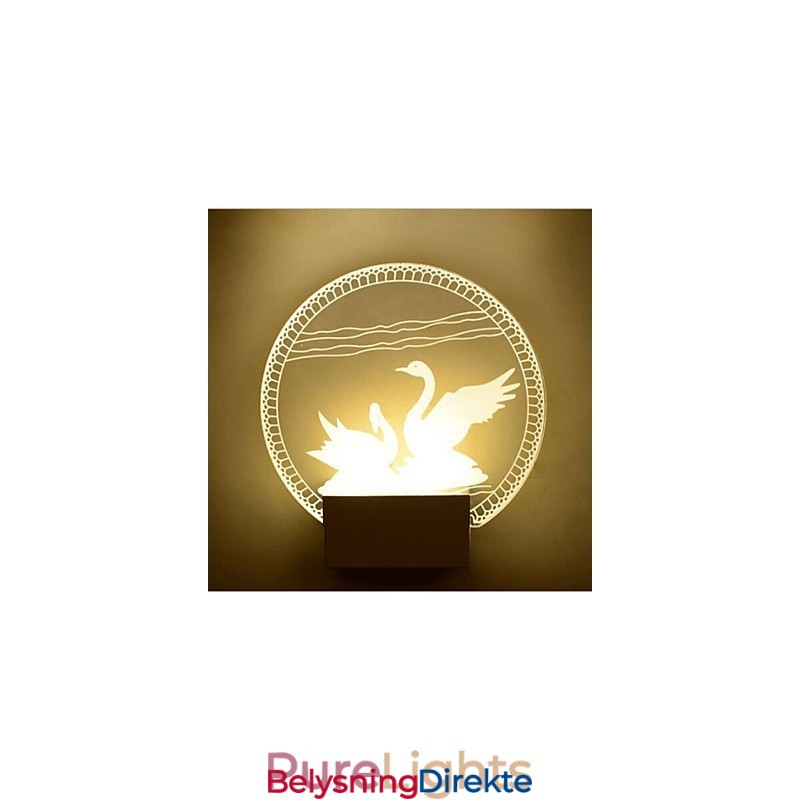 Akryl Vegglampe Pvc Vegglampe Moderne Samtids Metall