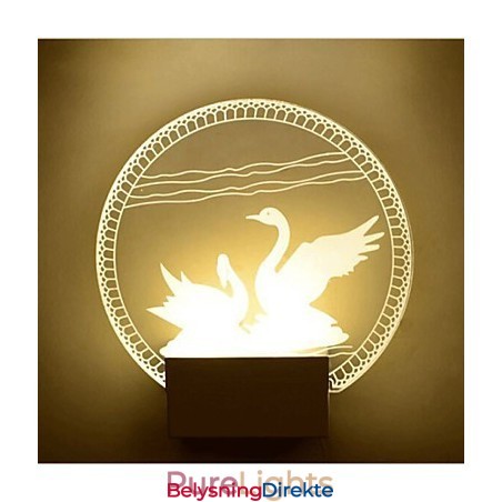 Akryl Vegglampe Pvc Vegglampe Moderne Samtids Metall