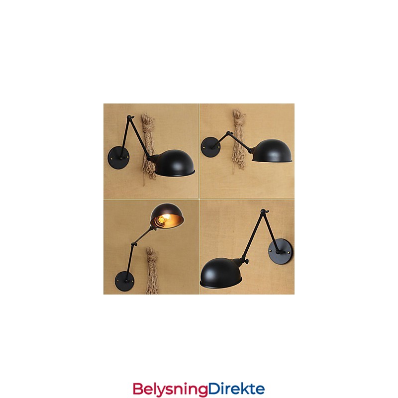 Industriell Stil Retro Dobbel Lang Arm En Enkel Personlighet Syker Nattbordsspisestue Dekorativ Vegglampe