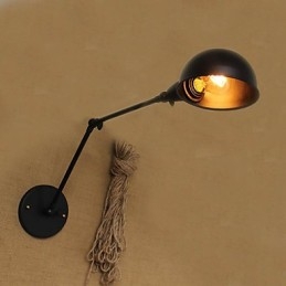 Industriell Stil Retro Dobbel Lang Arm En Enkel Personlighet Syker Nattbordsspisestue Dekorativ Vegglampe
