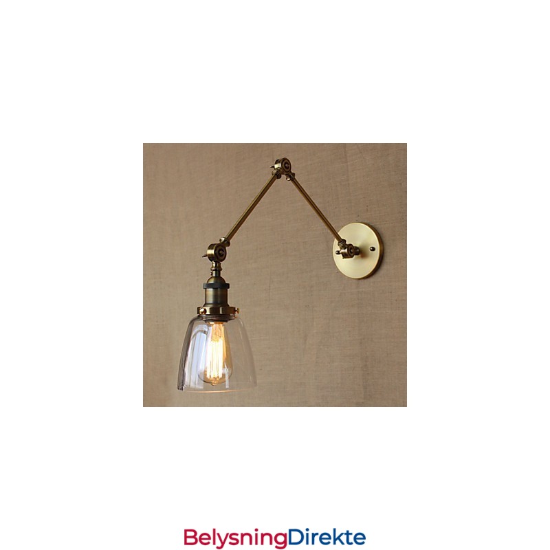 Retro Vintage Rack Soverom Nattbord Eksklusiv Hotellobby Dekorert Antikk Bronse Vegglampe