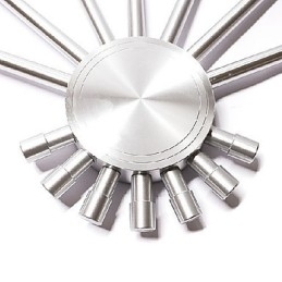 Moderne Vegglampe Med Spredende Lysdesign Til Vifteformet Lys I 7 Retninger