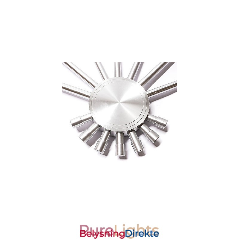 Moderne Vegglampe Med Spredende Lysdesign Til Vifteformet Lys I 7 Retninger