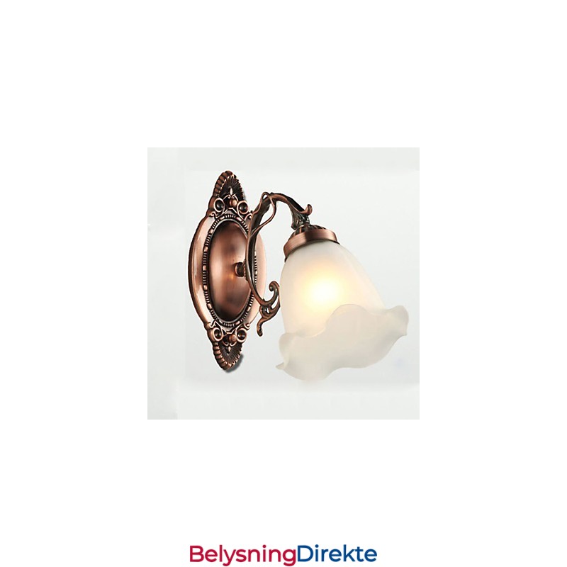 Retro Glass Enkel Europeisk Moderne Eleganse Smijerns Vegglampe