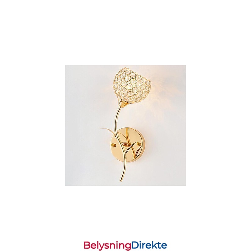 Krystall Vegglampe Moderne Samtids Metall