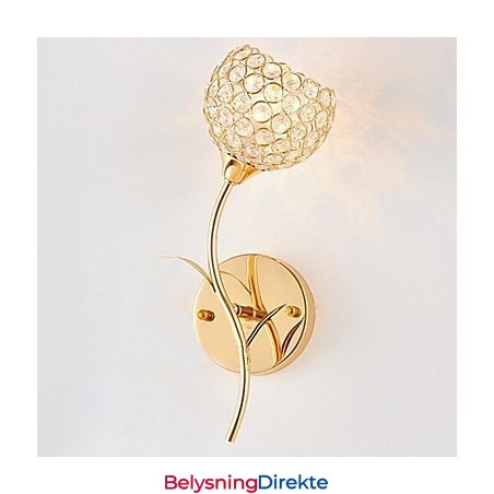 Krystall Vegglampe Moderne Samtids Metall