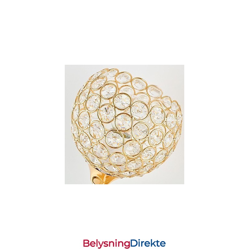 Krystall Vegglampe Moderne Samtids Metall