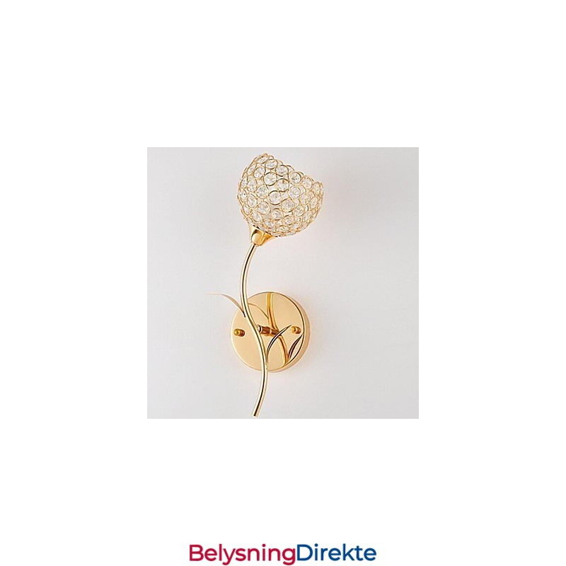 Krystall Vegglampe Moderne Samtids Metall