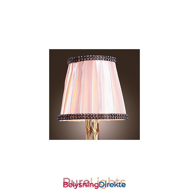 Elegant Krystallvegglampe I Rosa