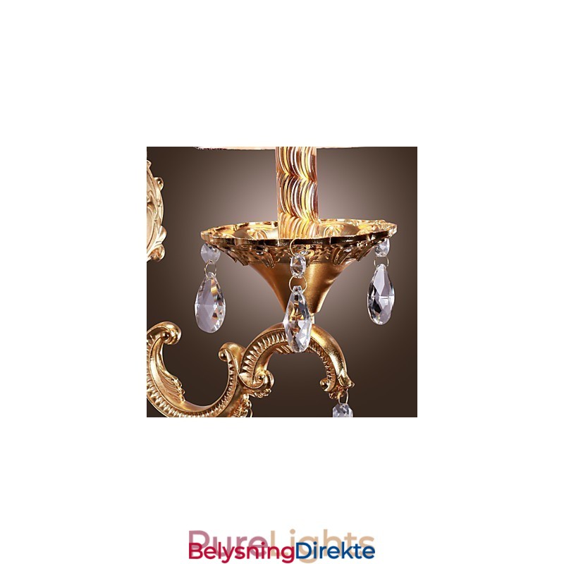 Elegant Krystallvegglampe I Rosa