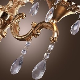 Elegant Krystallvegglampe I Rosa