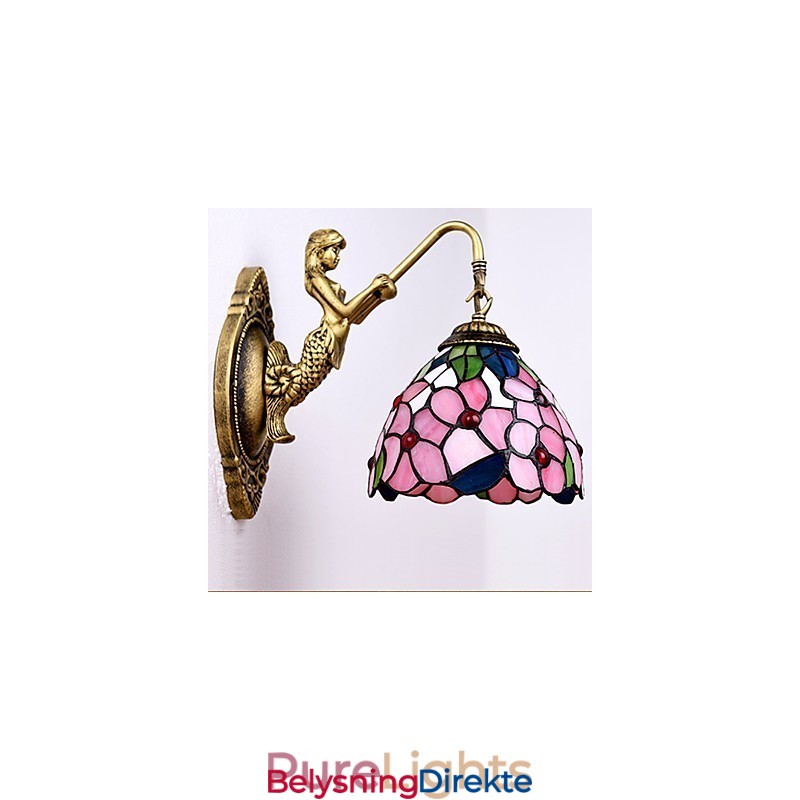 Europeisk Kontraktsfestet Landlig Kreativ Smijernsvegglampe