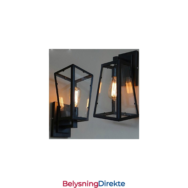 Vindindustri Midtgangskvalitet Retro Vegglampe Vegglampe Med Jernbelysning