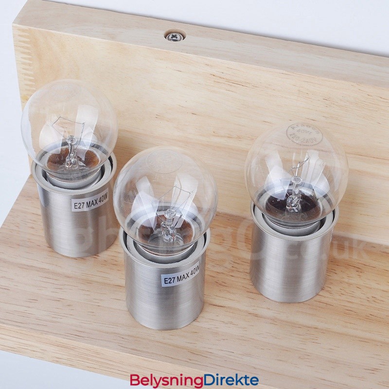 Mini-Stil Vegglampe Med Glassskjermer Moderne, Moderne Tre- Og Bambusvegglampe