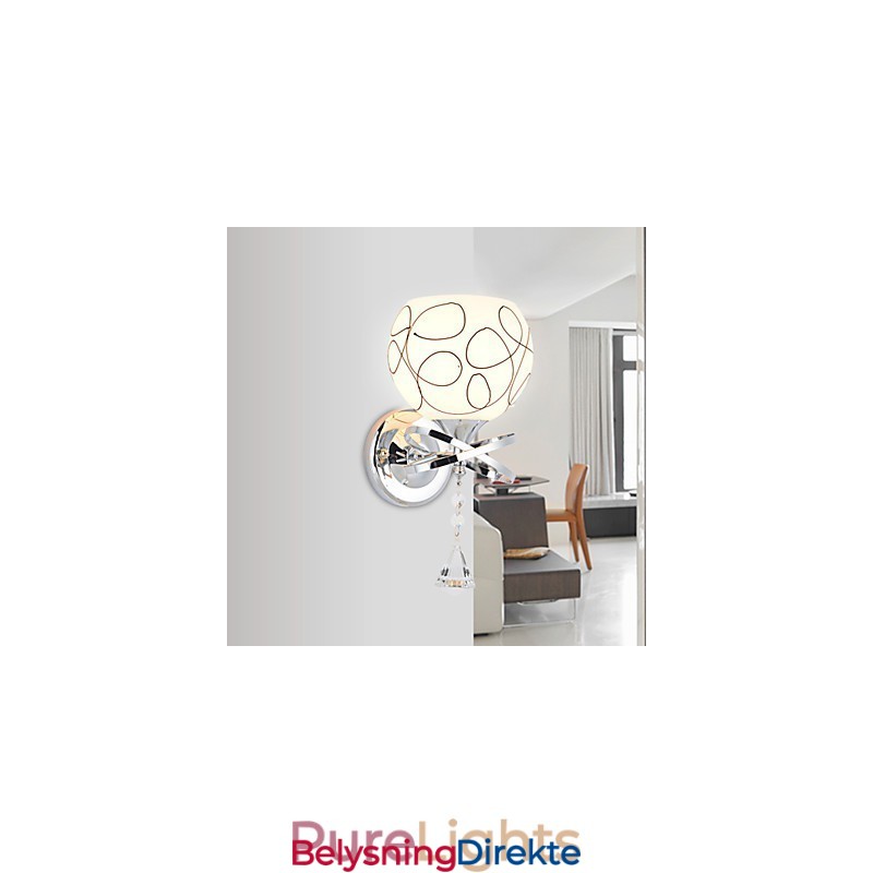 Kreative Moderne Og Kontrakterte Kreative Krystallvegglampelys