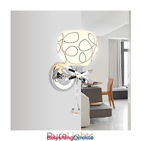 Kreative Moderne Og Kontrakterte Kreative Krystallvegglampelys