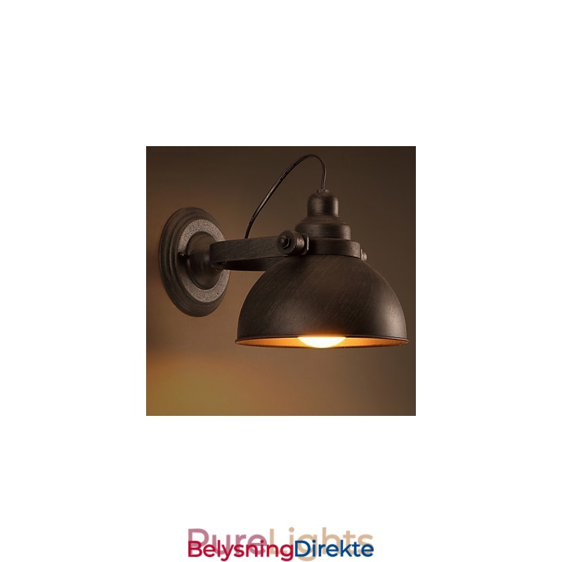 Loft Smijernspotte Kreativ Vintage Vegglampe Lys