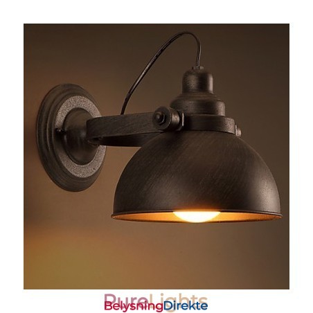 Loft Smijernspotte Kreativ Vintage Vegglampe Lys