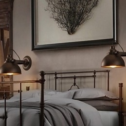 Loft Smijernspotte Kreativ Vintage Vegglampe Lys