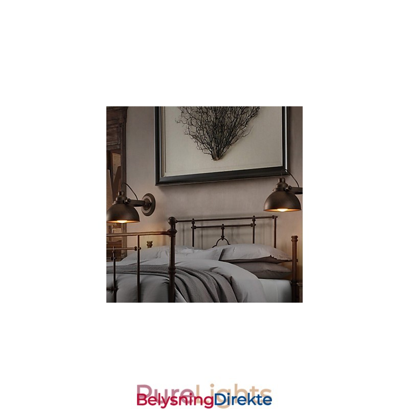 Loft Smijernspotte Kreativ Vintage Vegglampe Lys