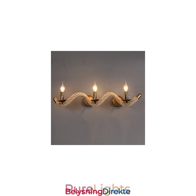 Retro Klassisk Soveromsvegglampe Europeisk Jern Gang Balkongvegglampe Stue Vegglampe