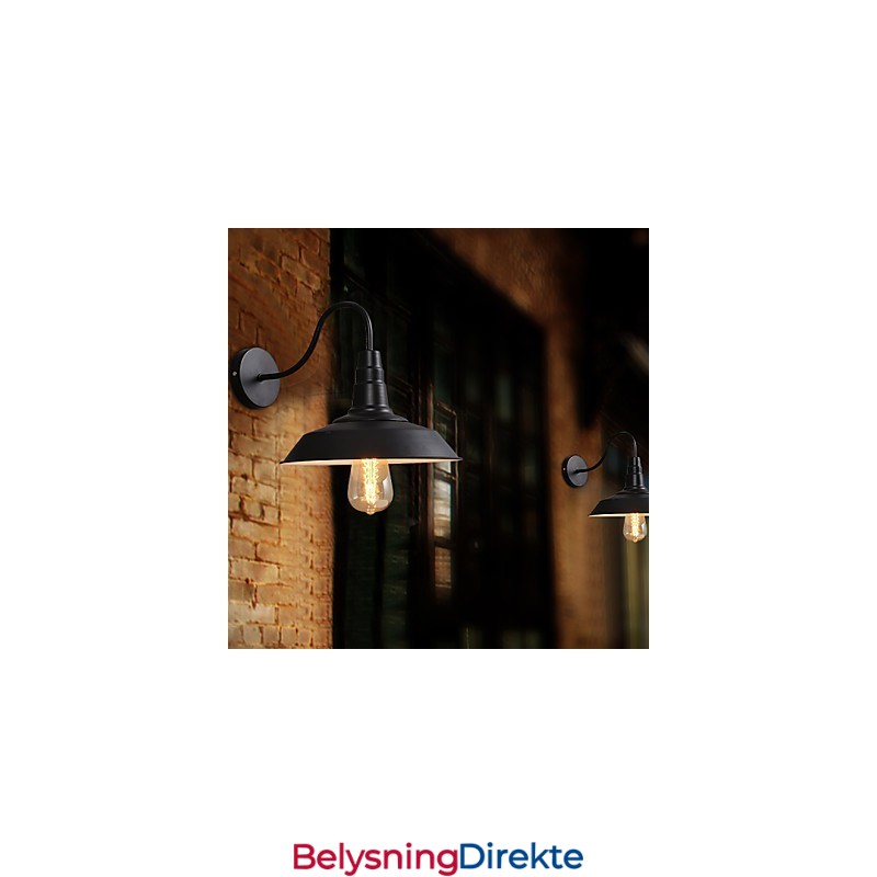 Gjenoppretting Av Gamle Måter Er Den Gamle Gatelykten Balkonggang Smijernspotte Vegglampe