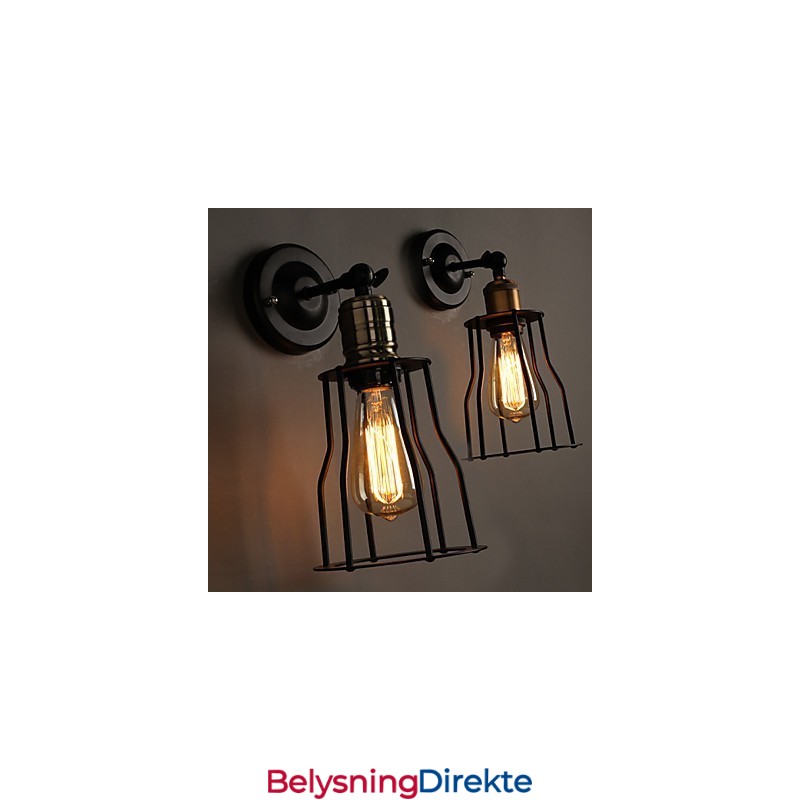 Kreativ Sengens Hode I Titanmetall Vegglampe