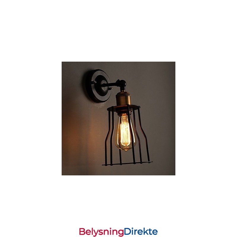 Kreativ Sengens Hode I Titanmetall Vegglampe