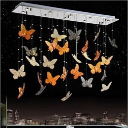 Lampe Anheng Sommerfugl Krystalllampe