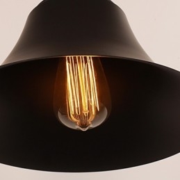 Kunstnerisk Vegglampe Med Retro Metallskjerm Og Brakett