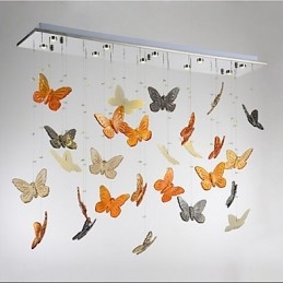 Lampe Anheng Sommerfugl Krystalllampe