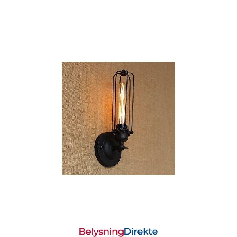 Retro Minimalistisk Industriell Nattbordstrapp Balkong Dekorativ Vegglampe