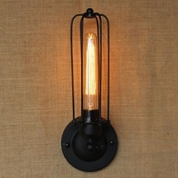 Retro Minimalistisk Industriell Nattbordstrapp Balkong Dekorativ Vegglampe