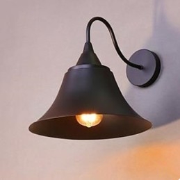 Amerikansk Landlig Jernhettevegglampe Smijernsvegglampe Arkaisk Restaurering Av Gamle Skikker